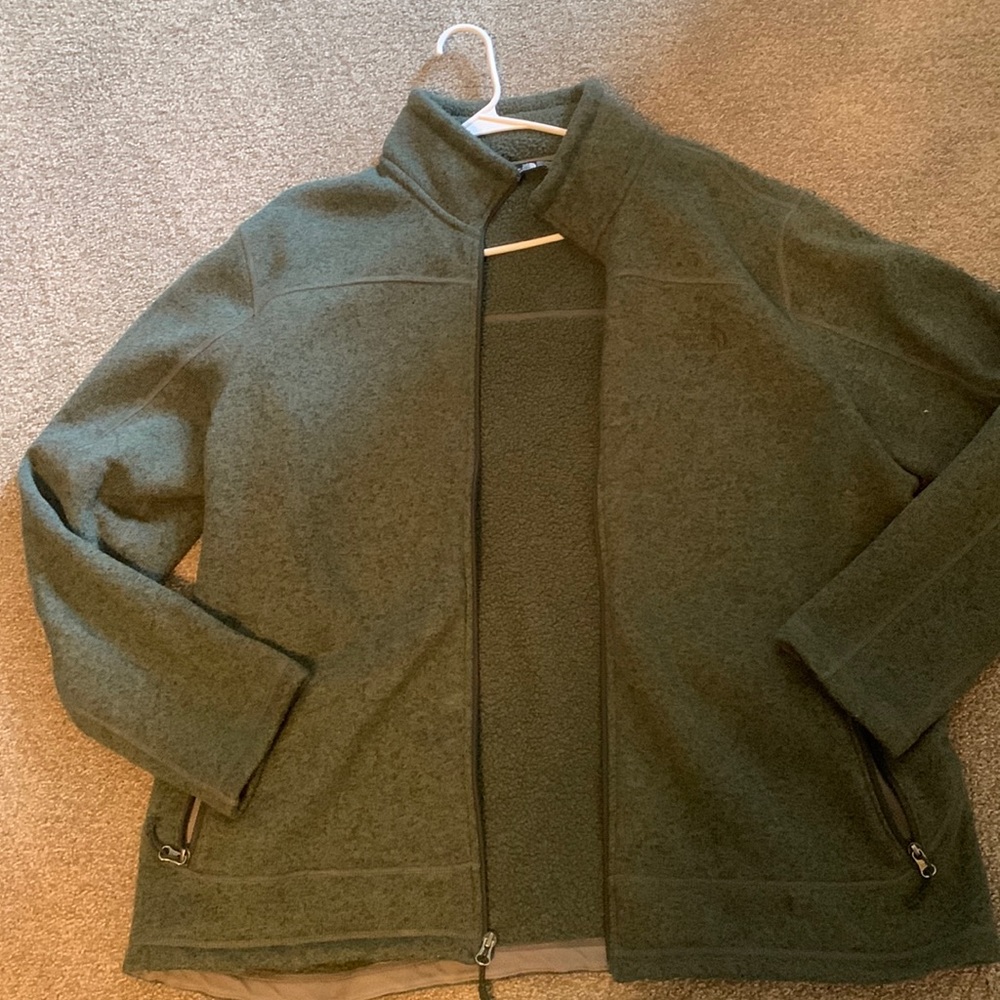 North Face Men’s zip jacket 2XL